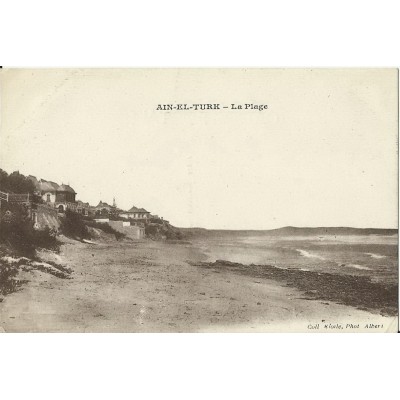 CARTE POSTALE ANCIENNE: ALGERIE, vers 1900. AIN-EL-TURK, LA PLAGE.