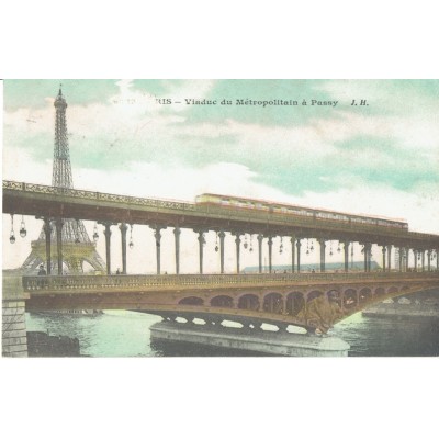 CPA - PASSY SUR SEINE - Viaduc du Métropolitain - Années 1910