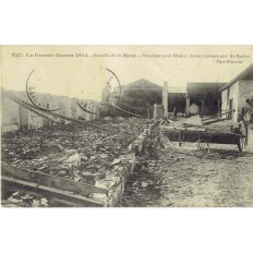 CPA - PENCHART - Bataille De La Marne Ferme Ravagée Par Les Boches - Années 1910