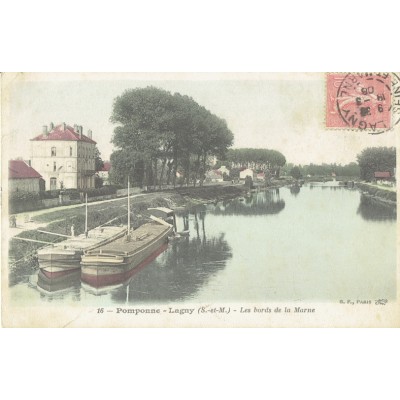 CPA - POMPONNE - LAGNY - Les Bords De La Marne - Années 1910