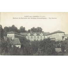 CPA - PONT AUX DAMES - Maison De Retraite Des Artistes Dramatiques - Vers 1920