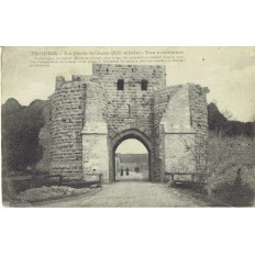 CPA - PROVINS - La Porte Saint Jean (XIIs) Vue Extérieure - Années 1910