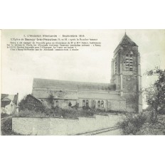 CPA - SANCY LES PROVINS - L'Eglise Après Le Bombardement sept 1915 - Années 1910