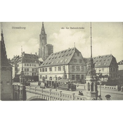 CPA - STRASBOURG - An Der Rabenbrücke - Années 1920