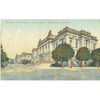 CPA - STRASBOURG - Bibliothèque De L'Université - Années 1920