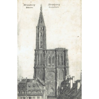 CPA - STRASBOURG - Cathédrale - Années 1900