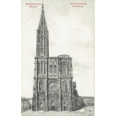 CPA - STRASBOURG - Cathédrale - Années 1910