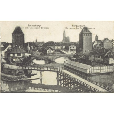 CPA - STRASBOURG - Environs Des Ponts Couverts - Années 1910