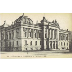 CPA - STRASBOURG - La Bibliothéque - Années 1920