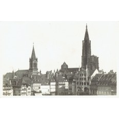 CPA - STRASBOURG - La Cathédrale & L'Église - Années 1940