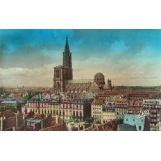 CPA - STRASBOURG - La Cathédrale & Le Palais De Rohan - Années 1920