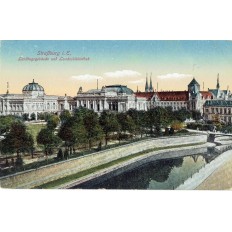 CPA - STRASBOURG - Landtagsgebäude und Landesbibliothek - Années 1910