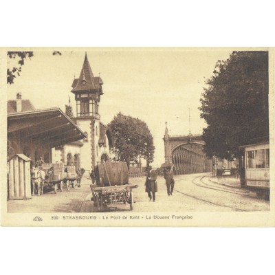 CPA - STRASBOURG - Le Pont De Kehl - La Douane Française - Années 1900