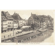 CPA - STRASBOURG - Le Quai Des Bateliers - Années 1920