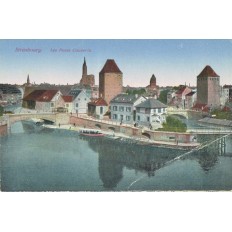 CPA - STRASBOURG - Les ponts Couverts - Années 1930