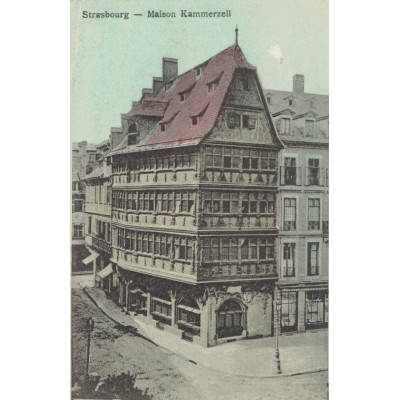 CPA - STRASBOURG - Maison Kämmerzell - Années 1910