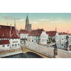 CPA - STRASBOURG - Partie AN Der Rabenbrücke - Années 1920