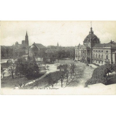 CPA - STRASBOURG - Place De La République - Années 1910