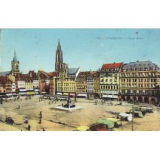 CPA - STRASBOURG - Place Kléber - Années 1920