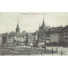 CPA - STRASBOURG - Place Kléber Avec Monument - Années 1910