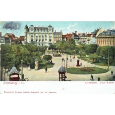 CPA - STRASBOURG - Place Kléber Kleberplatz - Années 1900