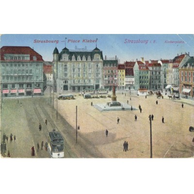 CPA - STRASBOURG - Place Kléber Kleberplatz - Années 1920