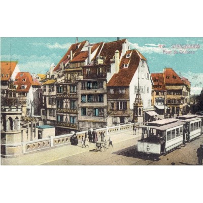 CPA - STRASBOURG - Pont Du Corbeau - Années 1920