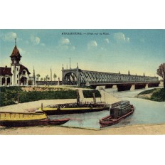 CPA - STRASBOURG - Pont Sur Le Rhin - Années 1920