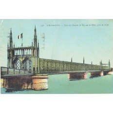 CPA - STRASBOURG - Pont Du Chemin De Fer Sur Le Rhin - Années 1930