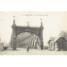 CPA - STRASBOURG - Pont Du Rhin (Rive Badoise) - Années 1930