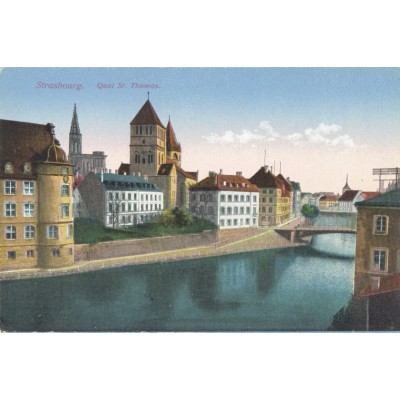 CPA - STRASBOURG - Quai Saint Thomas - Années 1930