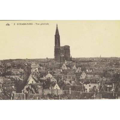 CPA - STRASBOURG - Vue Générale - Années 1900