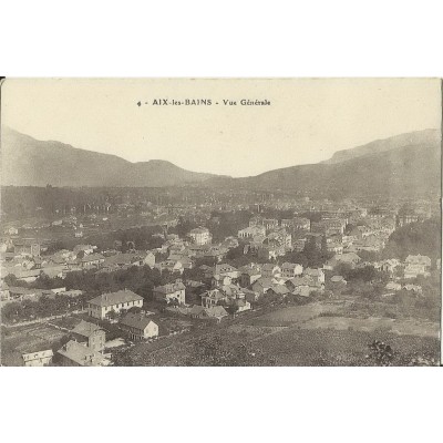 CPA: AIX-LES-BAINS. VUE GENERALE (1910)