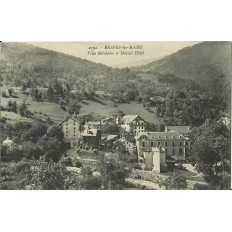 CPA: BRIDES-LES-BAINS, VILLA BELVEDERE ET NOUVEL HOTEL. Années 1910.