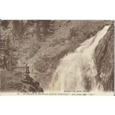 CPA: CASCADE DE BARBERINE (près VOLLORCINE), vers 1900.