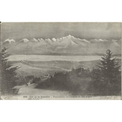 CPA: COL DE LA FAUCILLE, PANORAMA, Années 1900.