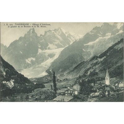 CPA: COURMAYEUR. VILLAGE d' ENTREVES. Années 1910.