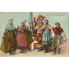 CPA: DANSE SAVOYARDE, Années 1900.