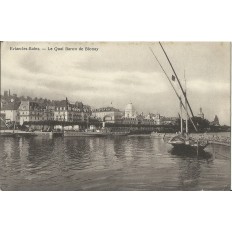 CPA: EVIAN-LES-BAINS. LE E QUAI BARON DE BLONAY vers Années 1910.