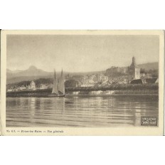 CPA: EVIAN-LES-BAINS. VUE GENERALE. Années 1900.