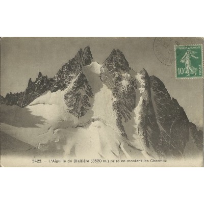 CPA: L'AIGUILLE DE BLAITIERE, PRISE EN MONTANT LES CHARMOZ, Années 1920.