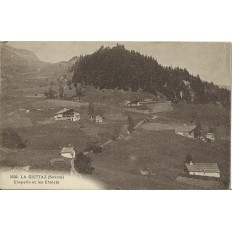 CPA: LA GIETTAZ. CHAPELLE ET LES CHALETS. Années 1900