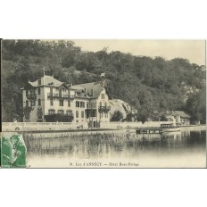 CPA: LAC d' ANNECY. HOTEL BEAU-RIVAGE, les Années 1900.