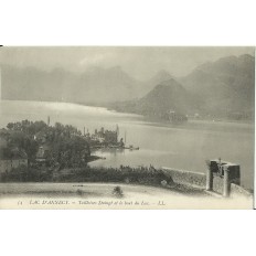 CPA: LAC d' ANNECY.TALLOIRES DUINGT ET LE BOUT DU LAC. Années 1900 .