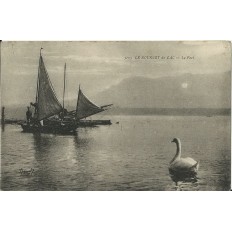 CPA: LE LAC DU BOURGET, LE PORT. Années 1910.