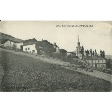 CPA: LES CHAPELLES. VUE GENERALE. Années 1900.