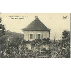 CPA: LES CHARMETTES (CHAMBERY),MAISON de J.J.ROUSSEAU. Années 1900.