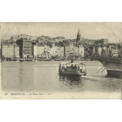 CPA: MARSEILLE, BELLE VUE DU VIEUX PORT, vers 1900