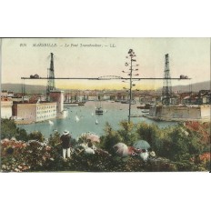 CPA: MARSEILLE, LE PONT TRANSBORDEUR, vers 1900.