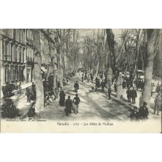 CPA: MARSEILLE, LES ALLEES DE MEILHAN, années 1900